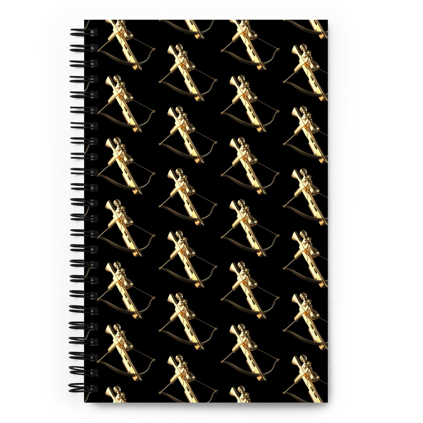 Golden Crossbow Spiral Notebook